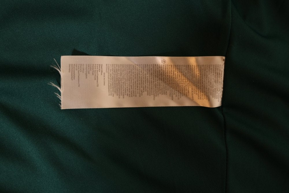 Second Hand figurbetontes Kleid mit Spitze, dunkelgrün - Dein Kleiderladen