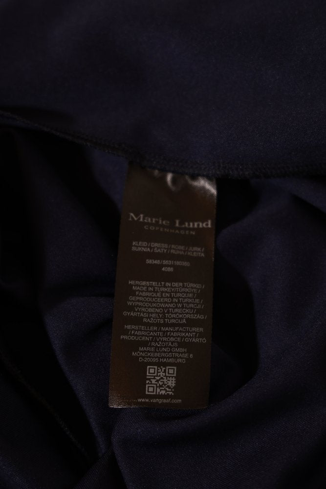 Second Hand kurzes Glitzerkleid mit V - Ausschnitt, dunkelblau - Dein Kleiderladen